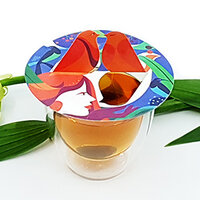 3x Vier Waverz: Tuin - met witte enveloppen